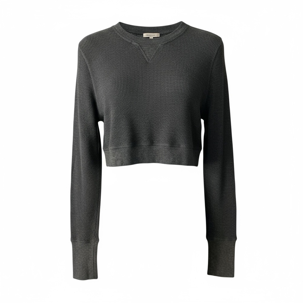 Mono B Black Crop Top
